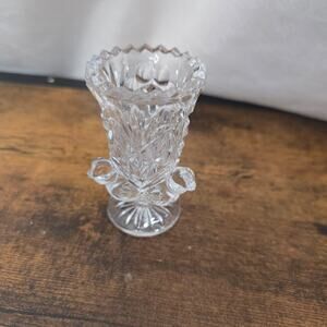 The BRYDES Collection by HOFBAUER German Clear Crystal Toothpick Holder